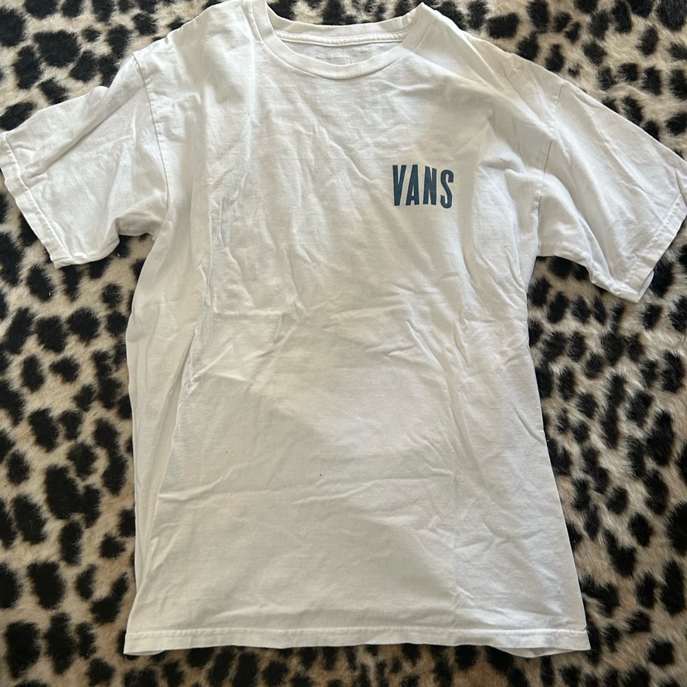 Vans skater t shirt w blue logo
